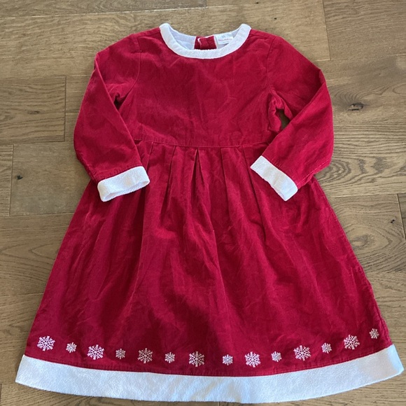 NWOT -Hanna Andersson Girl’s Holiday Snowflake Dress - Picture 8 of 10
